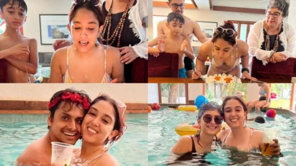 காதலருடன் பிகினி பார்ட்டி