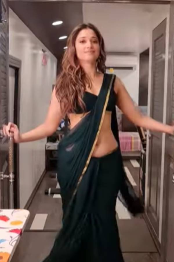 சேலையில் செம கவர்ச்சியாக