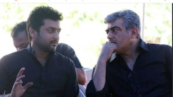 அஜித் – சூர்யா இடையே நட்பா 