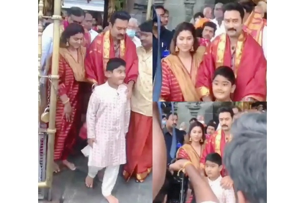 திருப்பதியில் சாமி தரிசனம்