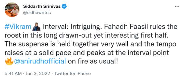 பகத் ஃபாசில் ரூலிங்