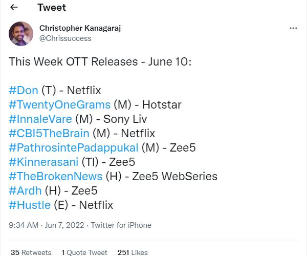 இந்த வார ஓடிடி ரிலீஸ்