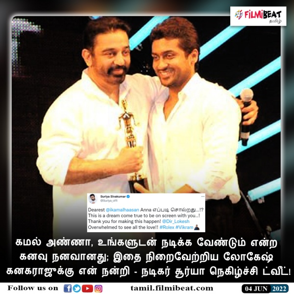 சூர்யா ட்வீட்