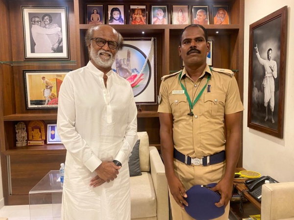 ரியல் சூப்பர் ஸ்டார் ரஜினிதான் போலீஸார் நெகிழ்ச்சி ரியல் சூப்பர் ஸ்டார் ரஜினிதான் போலீஸார் நெகிழ்ச்சி