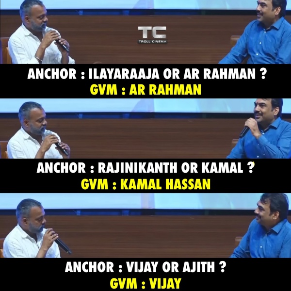 பாண்டே கேள்விக்கு கௌதம் மேனன் பதில் பாண்டே கேள்விக்கு கௌதம் மேனன் பதில்