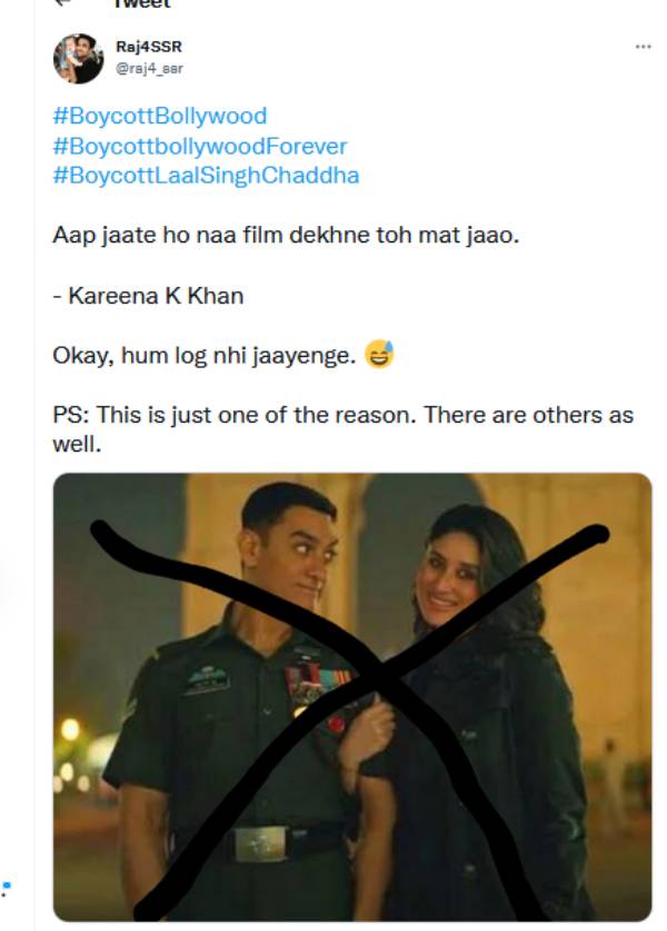 டிரெண்டாகும் பாய்காட் பாலிவுட் டிரெண்டாகும் பாய்காட் பாலிவுட்