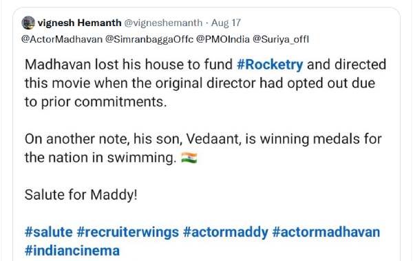 வீட்டை இழந்தாரா மாதவன்? 