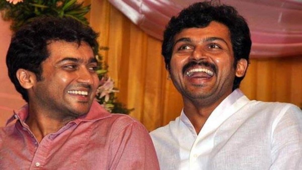 மோட்டார் சைக்கிளை தூக்கிச் சென்ற சூர்யா மோட்டார் சைக்கிளை தூக்கிச் சென்ற சூர்யா