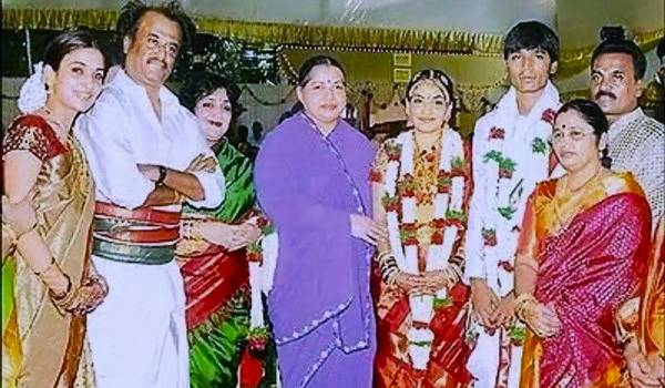  ஜெயலலிதா நடத்தி வைத்த ஐஸ்வர்யா தனுஷ் திருமணம்