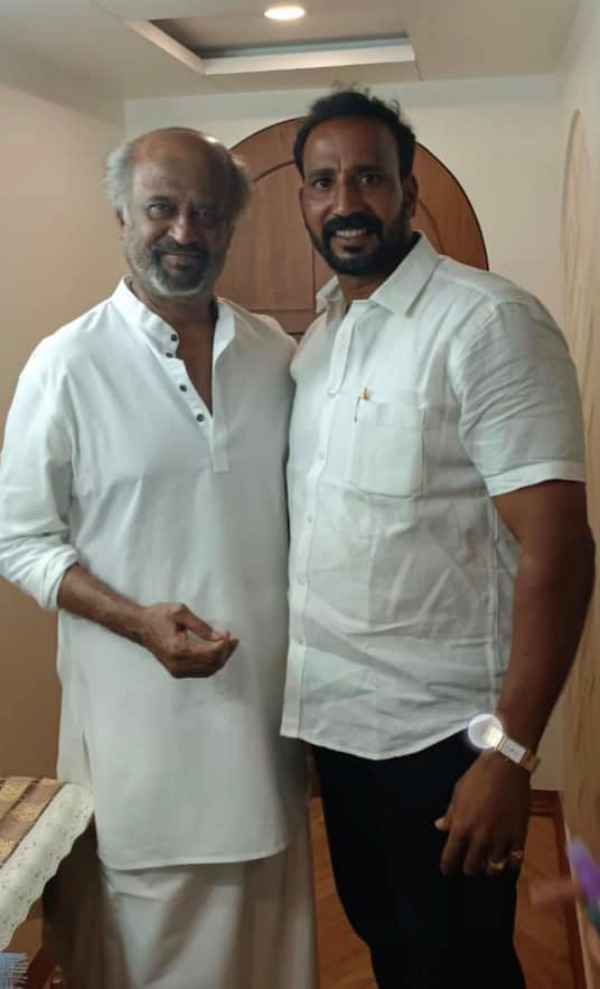 ஷூட்டிங் ஸ்பாட்டில் ரஜினி