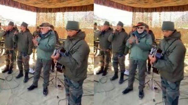  உணர்ச்சி பெருக்கில் பிரதமர் பாடிய தாய் மண்ணே வணக்கம்