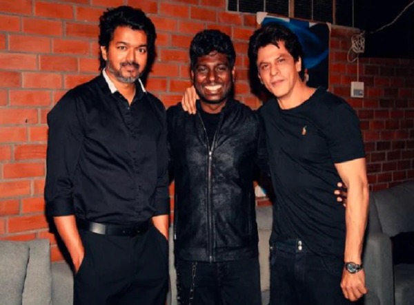 விஜய்யை சந்தித்த ஷாருக் -அட்லி விஜய்யை சந்தித்த ஷாருக் -அட்லி