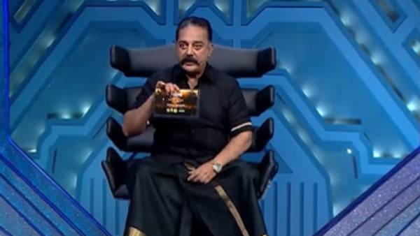 கருப்பு உடையில் கமல்