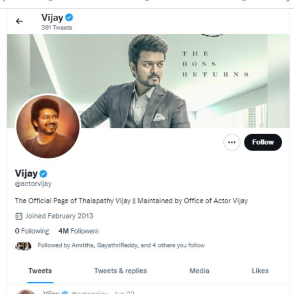 விஜய் கொடுத்த பதிலடி