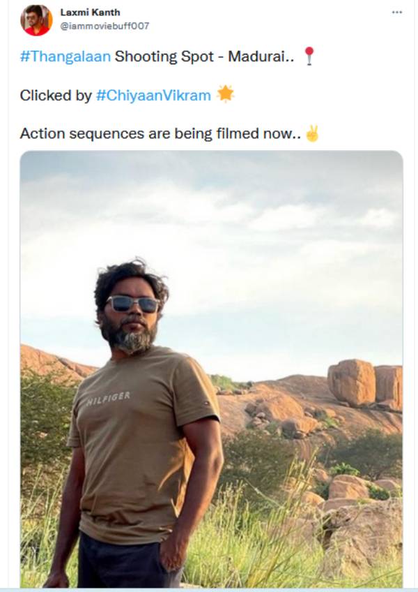 ரஞ்சித்தை புகைப்படம் எடுத்த விக்ரம் 