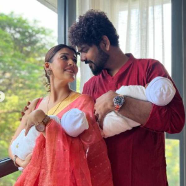 குழந்தைகளுடன் நயன் பிறந்தநாள்