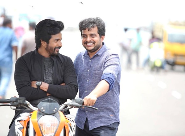 ஷூட்டிங் ஸ்பாட்டில் சிவகார்த்திகேயன்