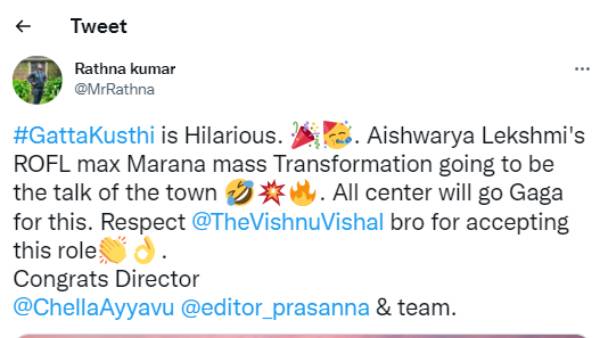 ஆடை இயக்குநர் பாராட்டு