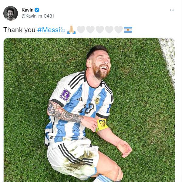 தேங்க்யூ மெஸ்ஸி தேங்க்யூ மெஸ்ஸி