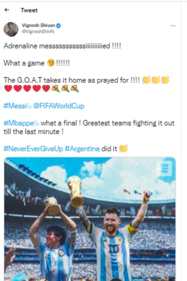 விக்னேஷ் சிவன் சந்தோஷம் விக்னேஷ் சிவன் சந்தோஷம்