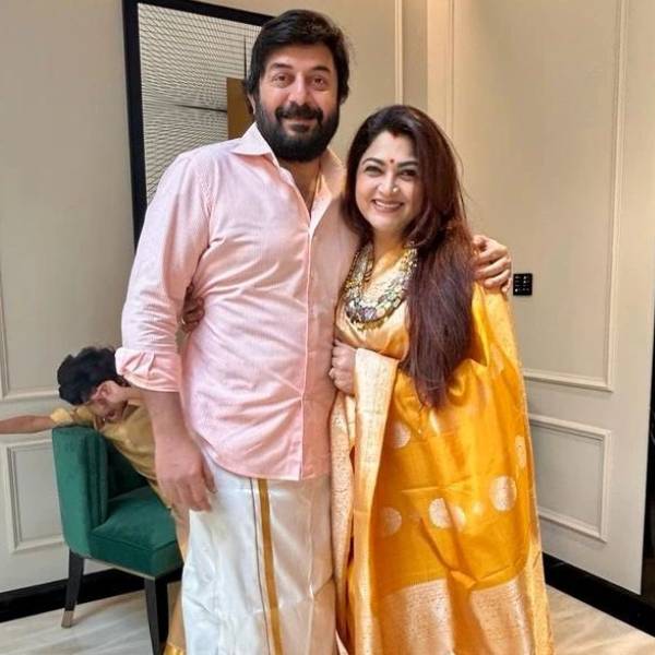 அரவிந்த் சாமியுடன் குஷ்பு 