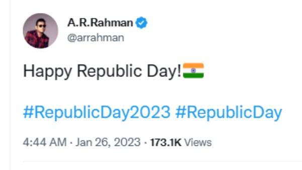  இசைப்புயல் ஏஆர் ரஹ்மான் வாழ்த்து