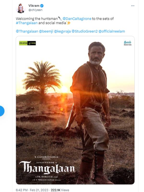 தங்கலான் படத்தில் இணைந்த நடிகர்