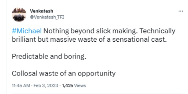  மைக்கேல் படத்தின் மைனஸ் 