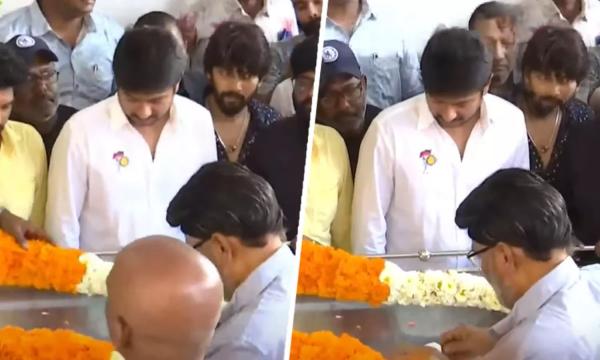 உதயநிதி ஸ்டாலின் அஞ்சலி 