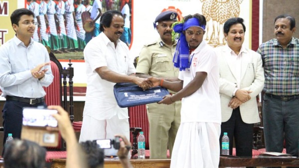 Minister Mano Thangaraj at a College Event 
