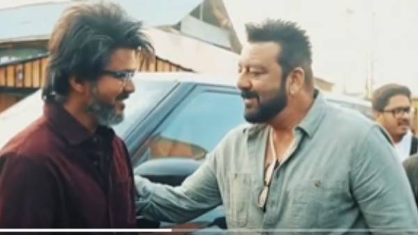 விஜய்யை கட்டித்தழுவிய சஞ்சய் தத் விஜய்யை கட்டித்தழுவிய சஞ்சய் தத்