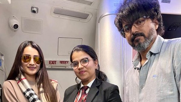 காஷ்மீரில் இருக்கும் விஜய், த்ரிஷா 