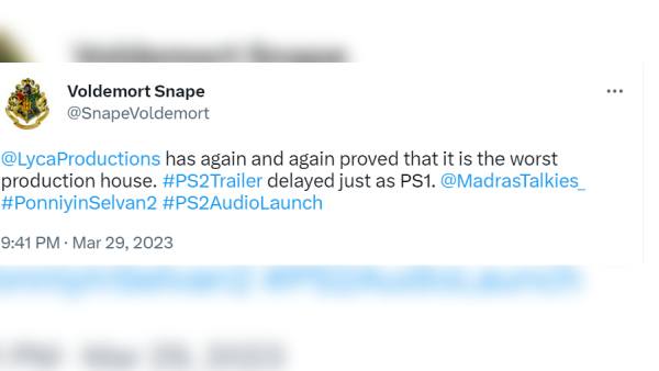 சொன்ன நேரத்தில் ரிலீஸ் ஆகாத பொன்னியின் செல்வன் 2 ட்ரெய்லர்!