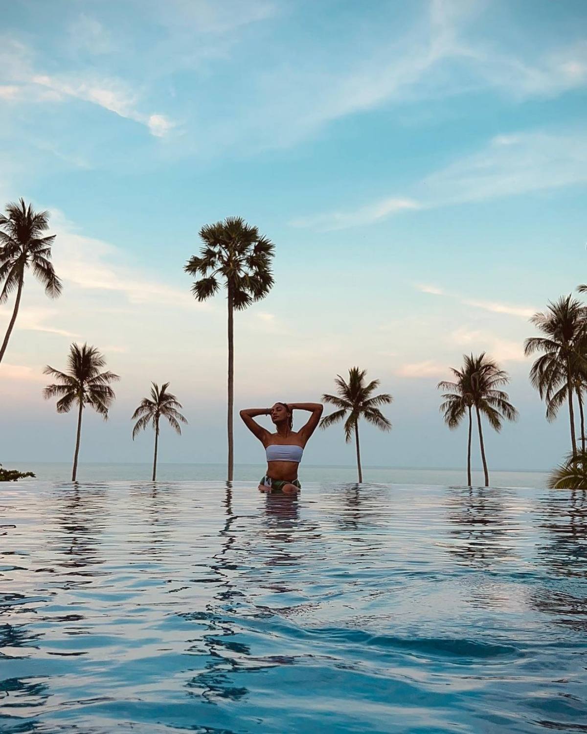 DSP movie heroine Anukreethy Vas enjoying her bikini holiday at Thailand 