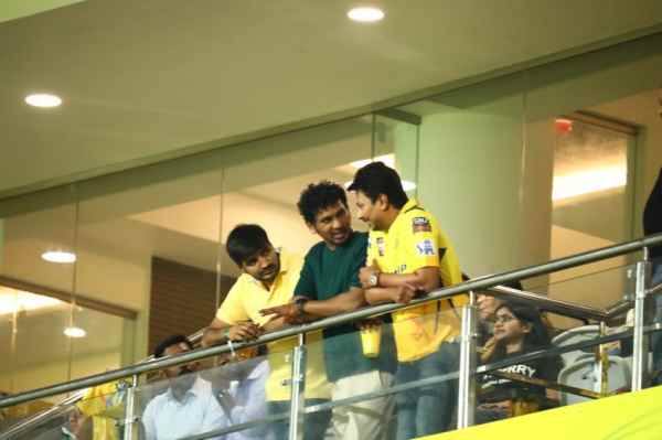 Lokesh Kanagaraj and Udhayanidhi Stalin also watched CSK match and Megha Akash feel for the loss Lokesh Kanagaraj and Udhayanidhi Stalin also watched CSK match and Megha Akash feel for the loss