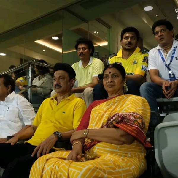 IPL 2023 CSK recent match watched by Dhanush, Priyanka Mohan and Ajith family 