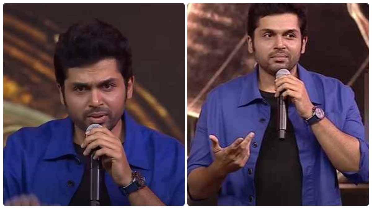 Actor Karthi opens up about his brother Surya in Ponniyin selvan promotions in Kochi 