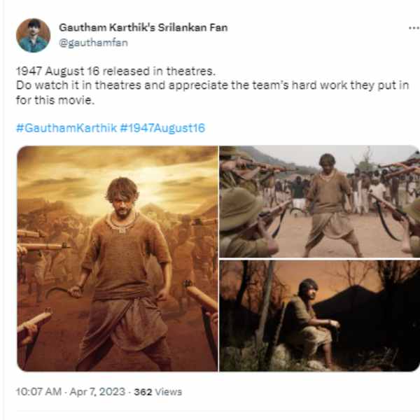  1947 August 16 Twitter Review and Reactions in Tamil 