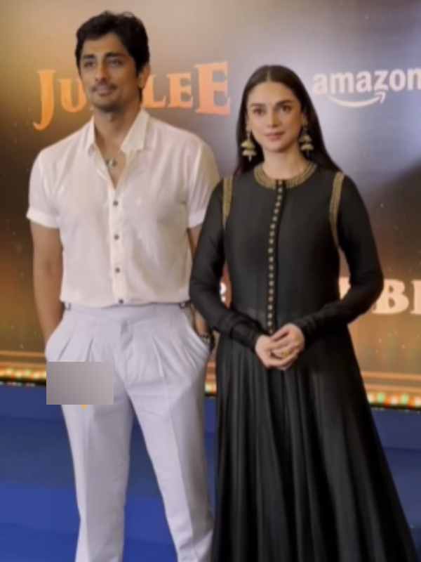 Actor Siddharth and Aditi rao joinly participate cinema function and aditi confirms their relationship? 