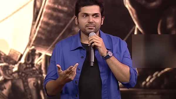 Actor Karthis speech in Ponniyin selvan 2 Anthem release function makes audience feel good 