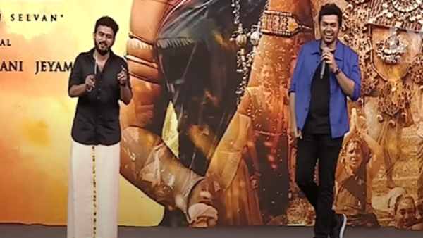 Actor Karthis speech in Ponniyin selvan 2 Anthem release function makes audience feel good 