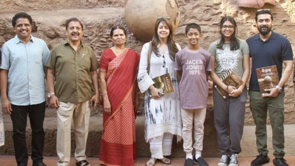 கீழடியில் சூர்யாவின் குடும்பம்