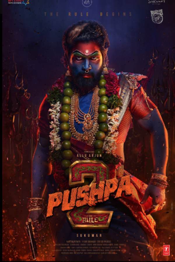 Allu Arjun has shared the new poster of Pushpa 2 Allu Arjun has shared the new poster of Pushpa 2