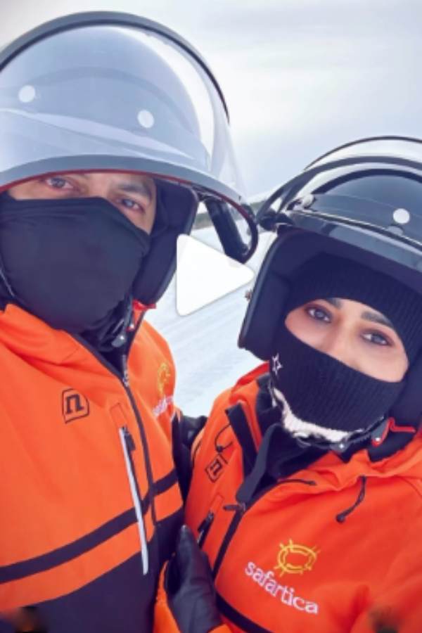 Jayam Ravi and Aarti Ravis FInland holiday trip photos 