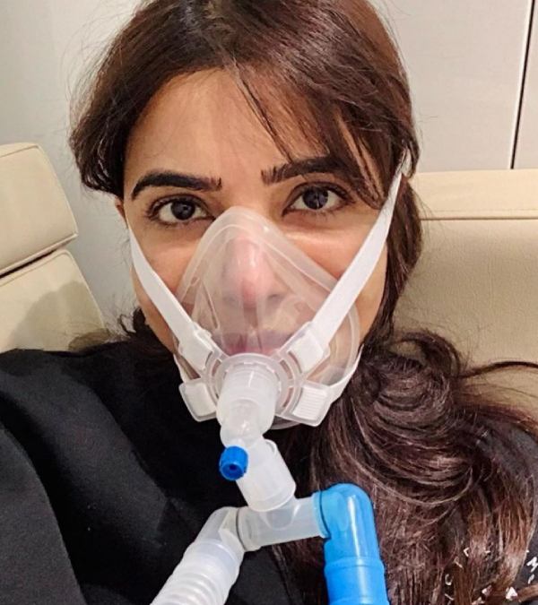 Actress Samantha shared her treatment photo in instagram 