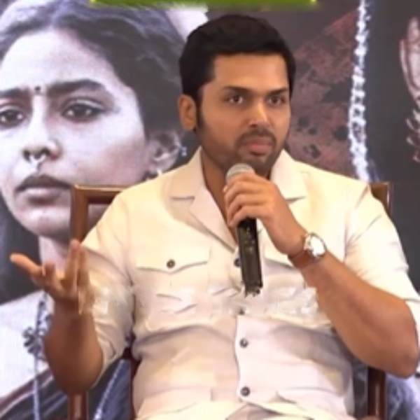 Actor Karthi revealed the secret that his family members reactions after watching PS movie 