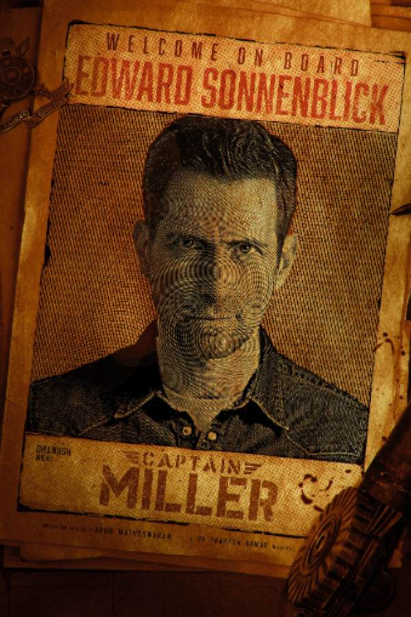 Actor Edward Sonnenblick will be essaying an important role in the Captain Miller 