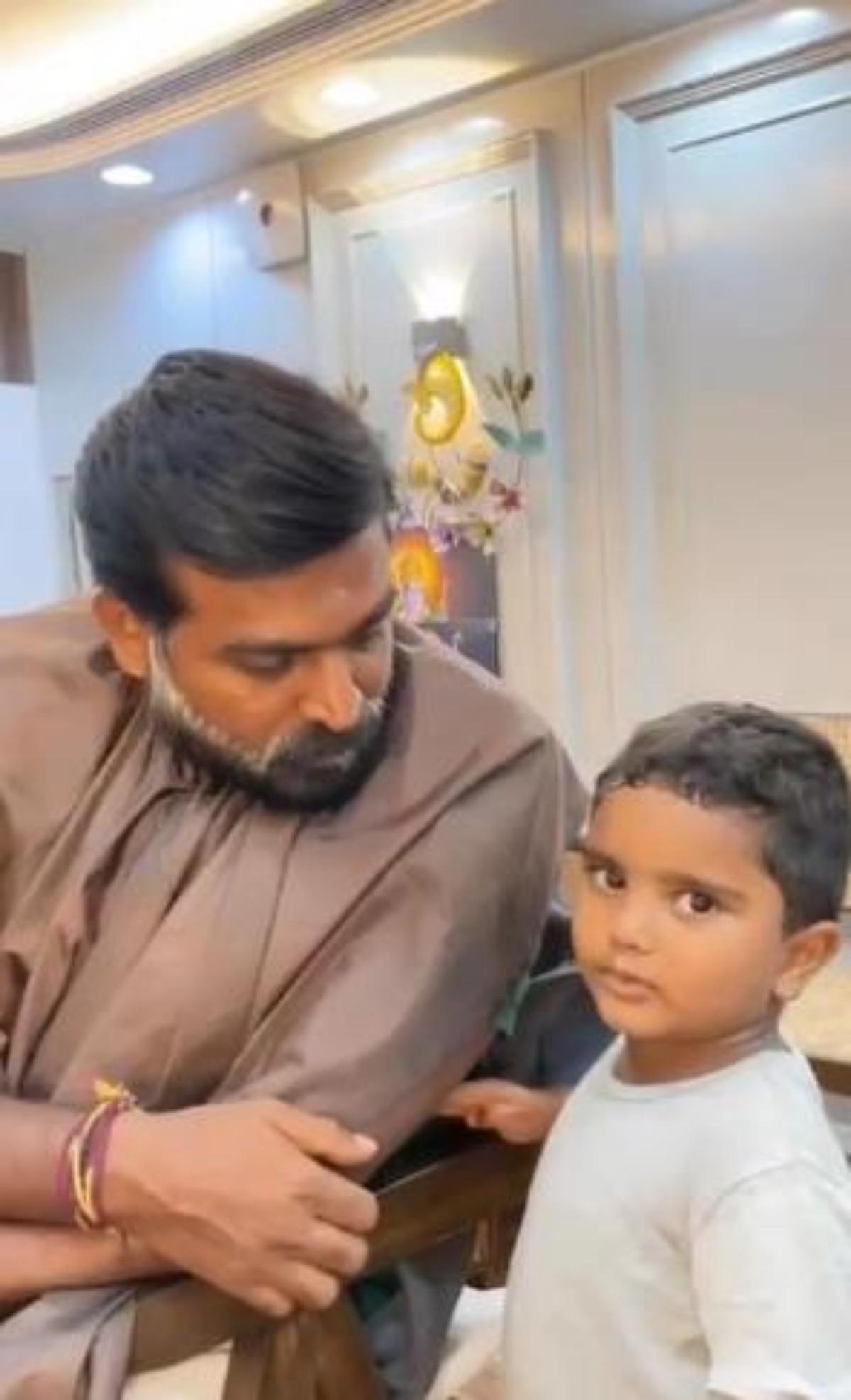 Vijay Sethupathi cute chat with his super fan video goes trending