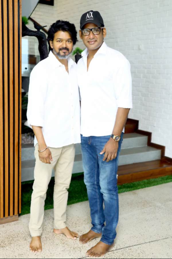  Vijay Vishal: The reason for Vishal meeting Vijay with Mark Antony film teaser 