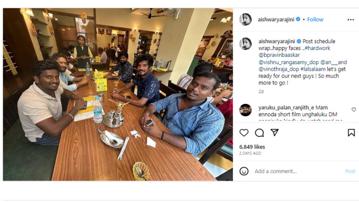 Actor rajinikanth joins Laal salam movie shooting 2nd scehdule soon 